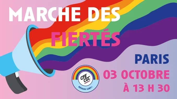 Marche des Fiertés 2026 : la CFE-CGC mobilisée le 3 octobre