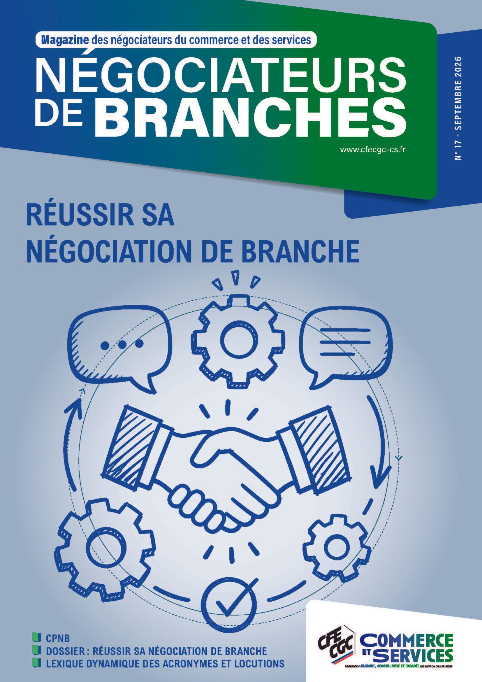Couverture Négociateurs de Branches n°17